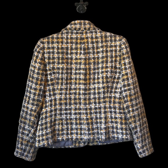 Vintage Yellow Tweed blazer - Picture 2 of 6